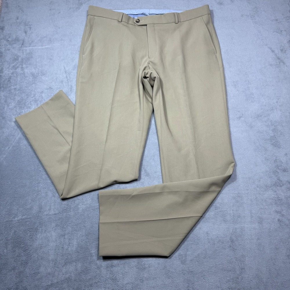 Maus & Hoffman Pants Mens 38x33 Khaki Performance Chino Quiet Luxury Dadcore